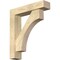 Ekena Millwork Westlake Block Rough Sawn Bracket w/ Offset Brace, Douglas Fir, 6"W x 26"D x 30"H BKT0604X26X30WTL05RDF - alternate 1